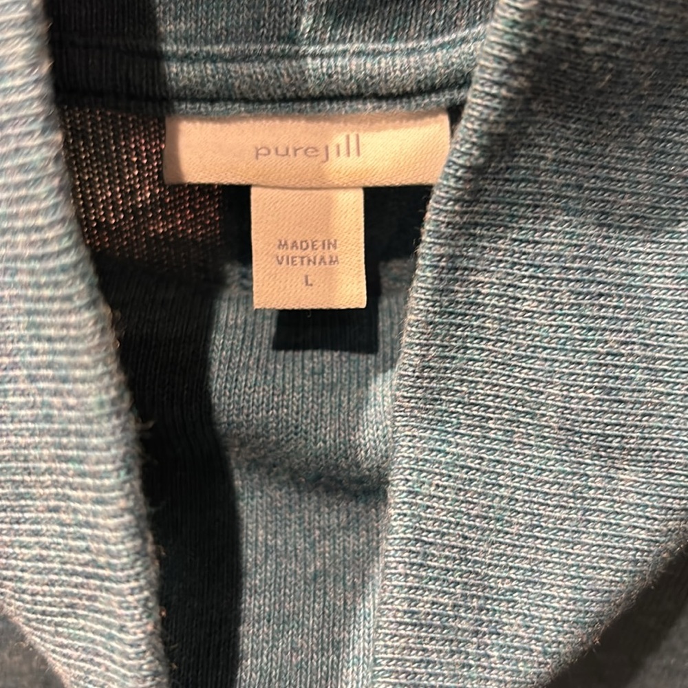 Pure Jill sweater/sweatshirt loose mock turtle tunic - Picture 5 of 8